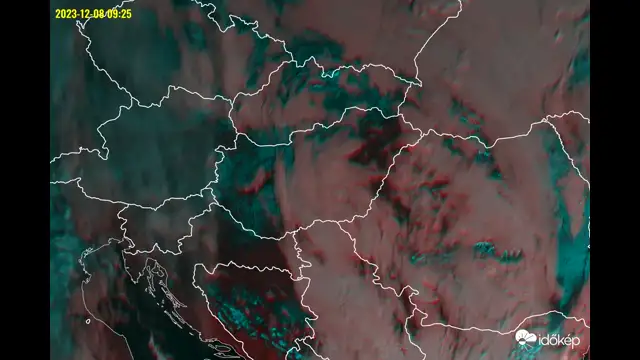 Műholdról a havas táj