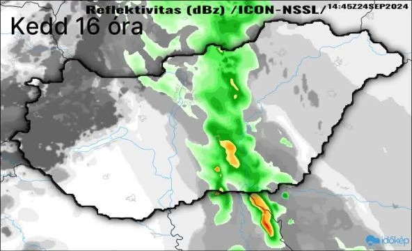 Zivatarosra fordul az idő