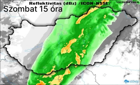 Kiadós esőt hoz a front az Alföldre