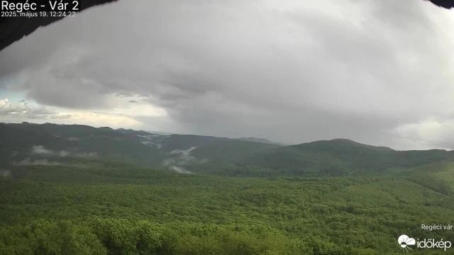 Zivatarok jégesővel a Zemplénben