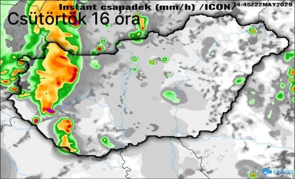 Zivatarokkal érkezik a hidegfront