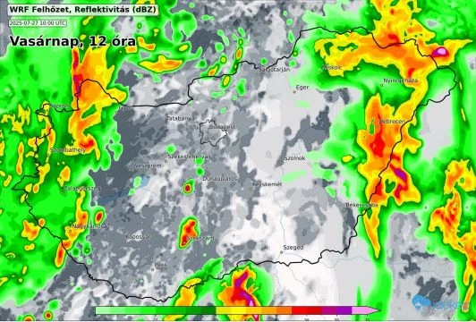 Vasárnap is felettünk fog pörögni a rendszer