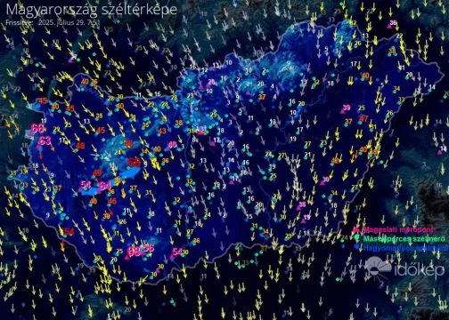 Szeles idővel búcsúzik a július