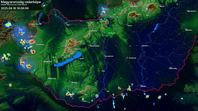 Határmenti zivatarok alakulnak
