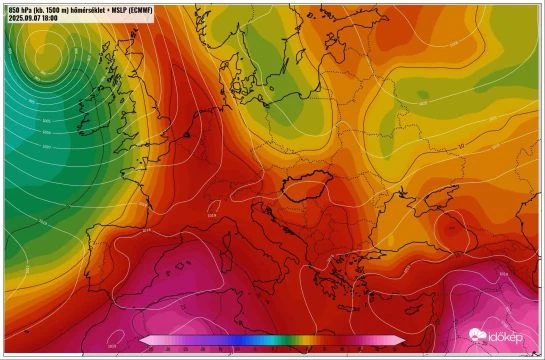 Egyelőre nem szabadulunk a 30 foktól