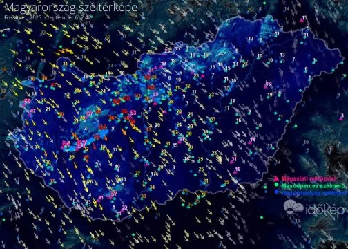 Viharos szél borzolja a kedélyeket és a hullámokat