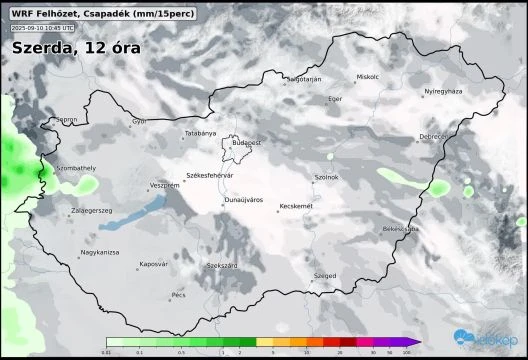 Peremciklon hoz kiadós csapadékot