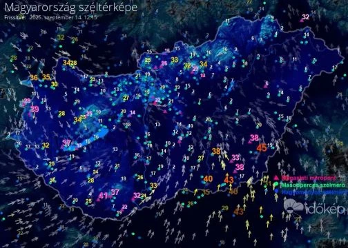 Erős konvergens zóna a Dunántúlon