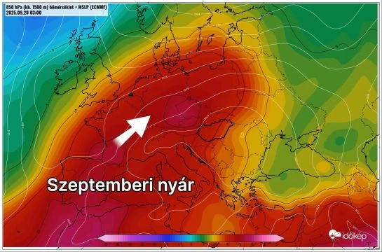 Így érkezik a szeptemberi nyár