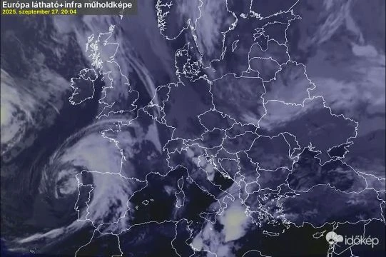 Így közelítette meg az európai partokat a Gaberielle ex-hurrikán