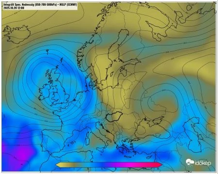 Zonális áramlás jön, nedvesebb légtömegek érkeznek