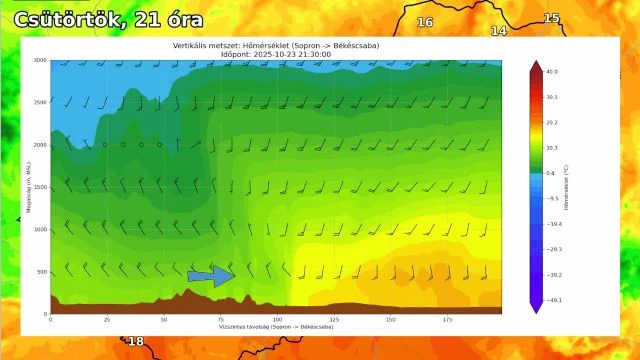 Így hűt be a hidegfront