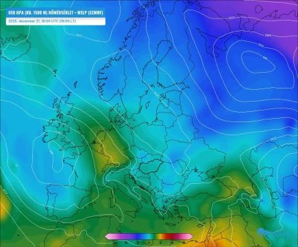 Így alakulhat át Európa időjárása karácsony környékén