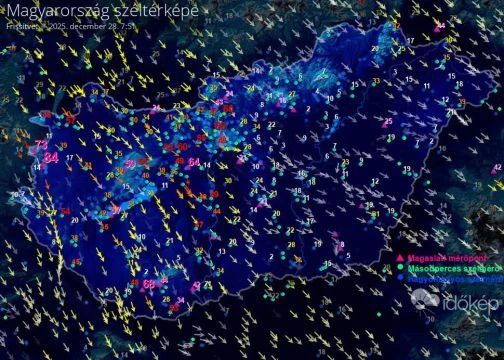 Hidegfront hozott huzatos reggelt
