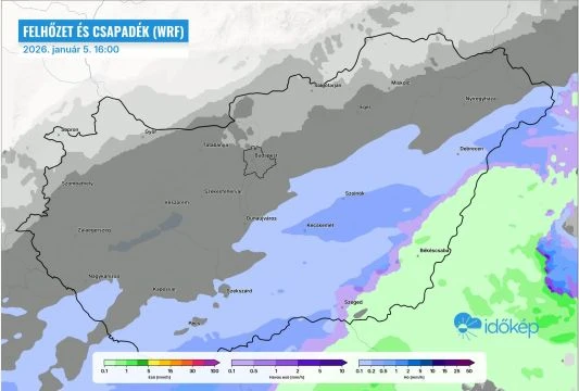 Havazást hozó mediterrán ciklon jön hétfőn