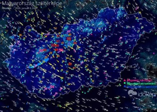 Feltámadó szél hordja a havat: másodfokú riasztást is kiadtak miatta