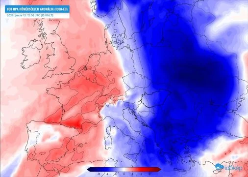 Jelentős enyhülés jön a magasabb légrétegekben