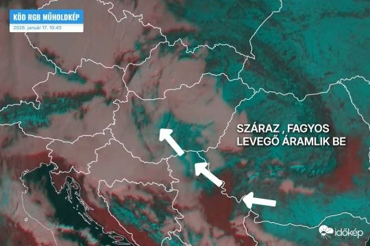 Így tört utat magának a kontinentális hideg