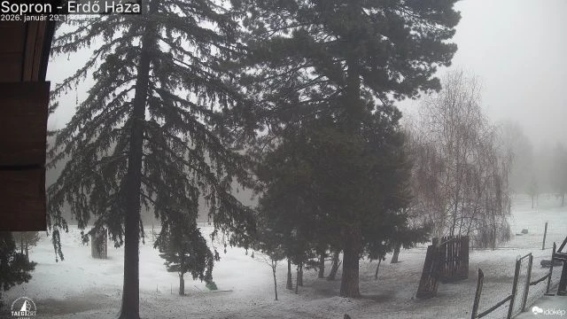 Jöt, ment a hó Sopronban