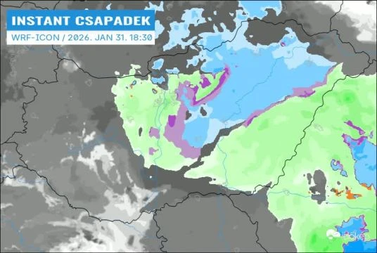 Havazás érkezhet hétvégén