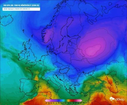 Jelentős enyhülés érkezik jövő hét közepére