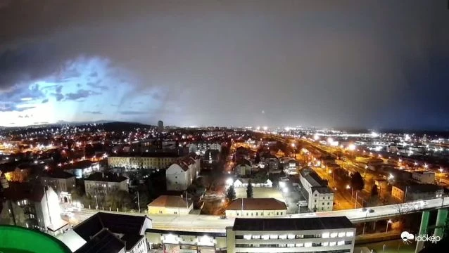 Az év eddigi leglátványosabb zivatara érte el Miskolcot